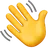 Waving hand